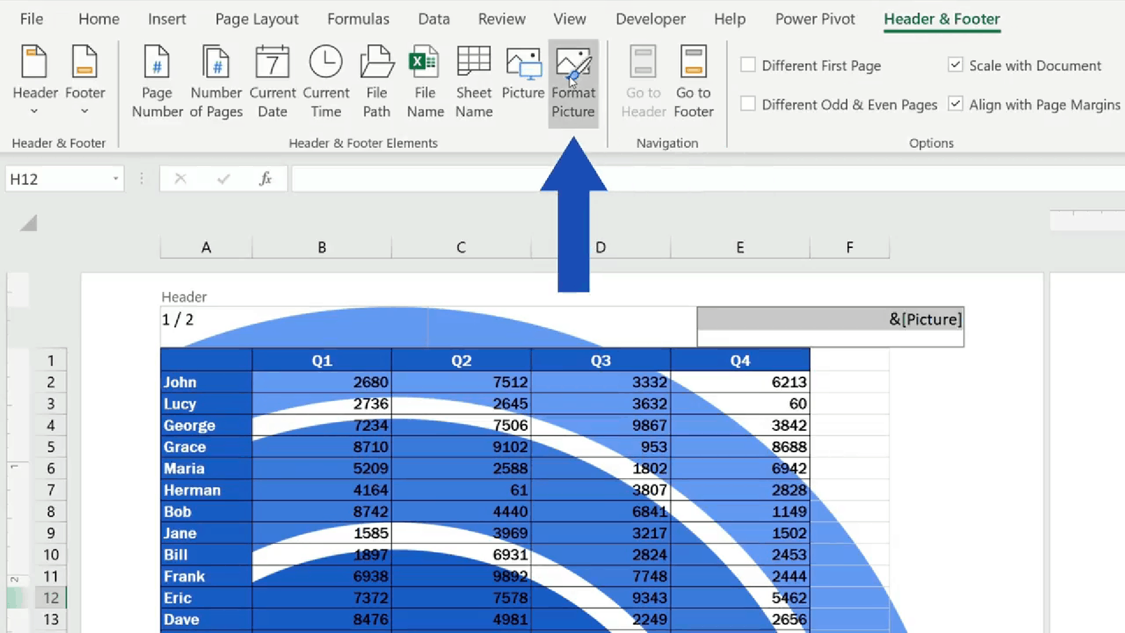 how-to-add-a-header-in-excel