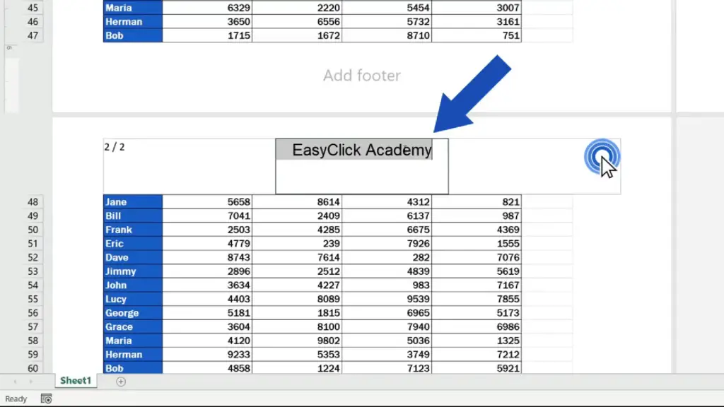 How To Add A Header In Excel