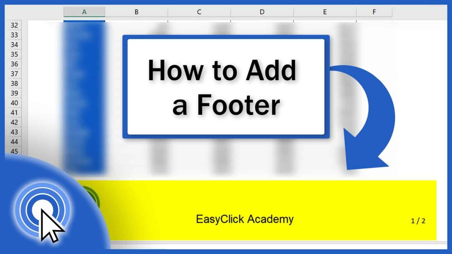 how-to-add-a-footer-in-excel