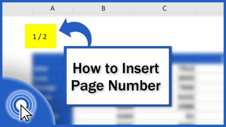 How To Insert Page Number In Excel For All Sheets