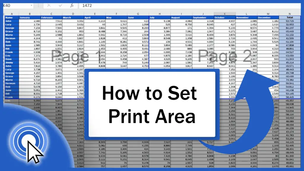 How To Change Print Area For Multiple Pages In Excel