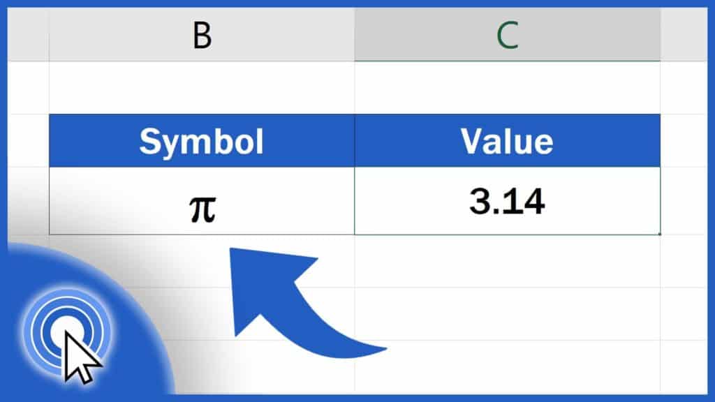 how-to-write-pi-in-excel