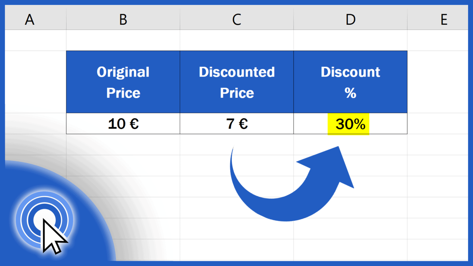 How To Calculate Discount Percentage In Excel Sheet