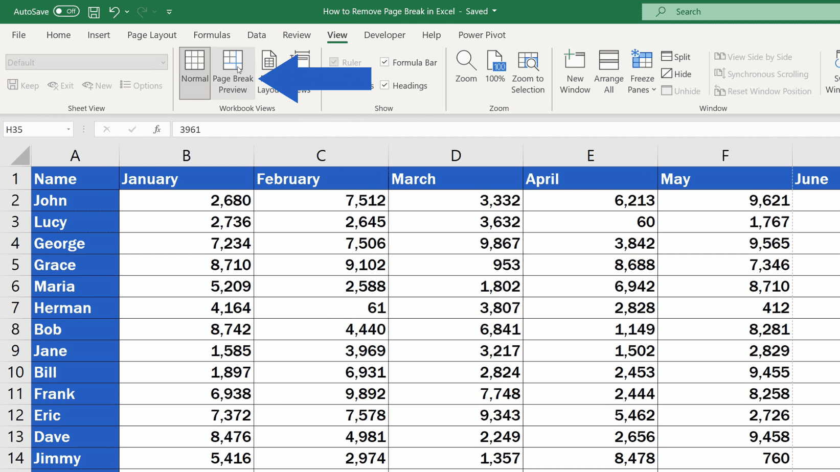 how-to-remove-a-page-break-in-excel