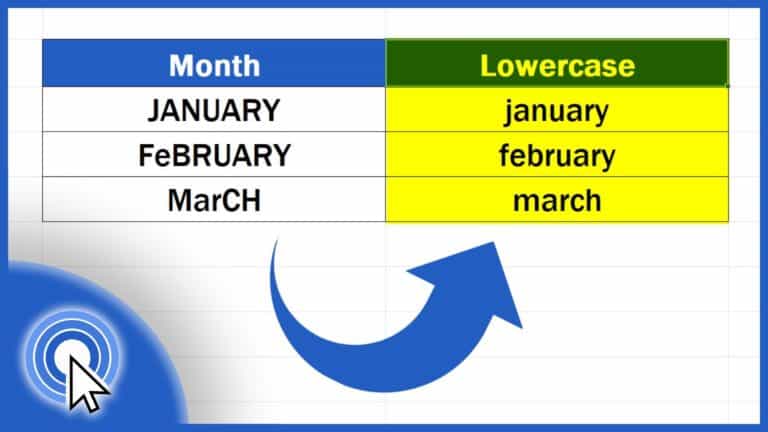 How To Change Capital Letters To Lowercase In Excel