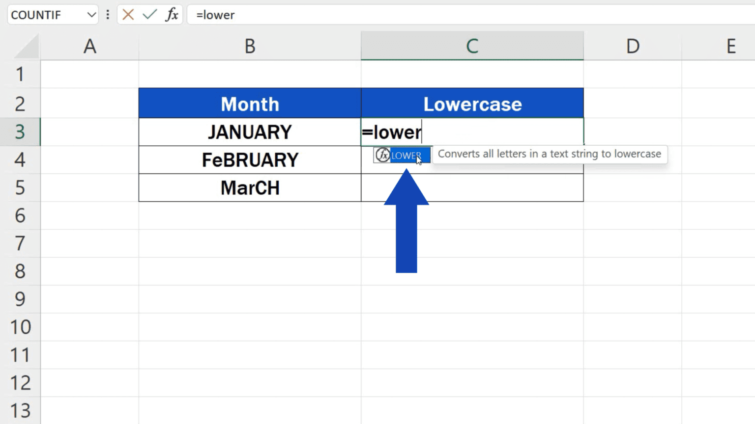 how-to-lowercase-in-excel-excel-tutorial-how-to-use-the-if-function