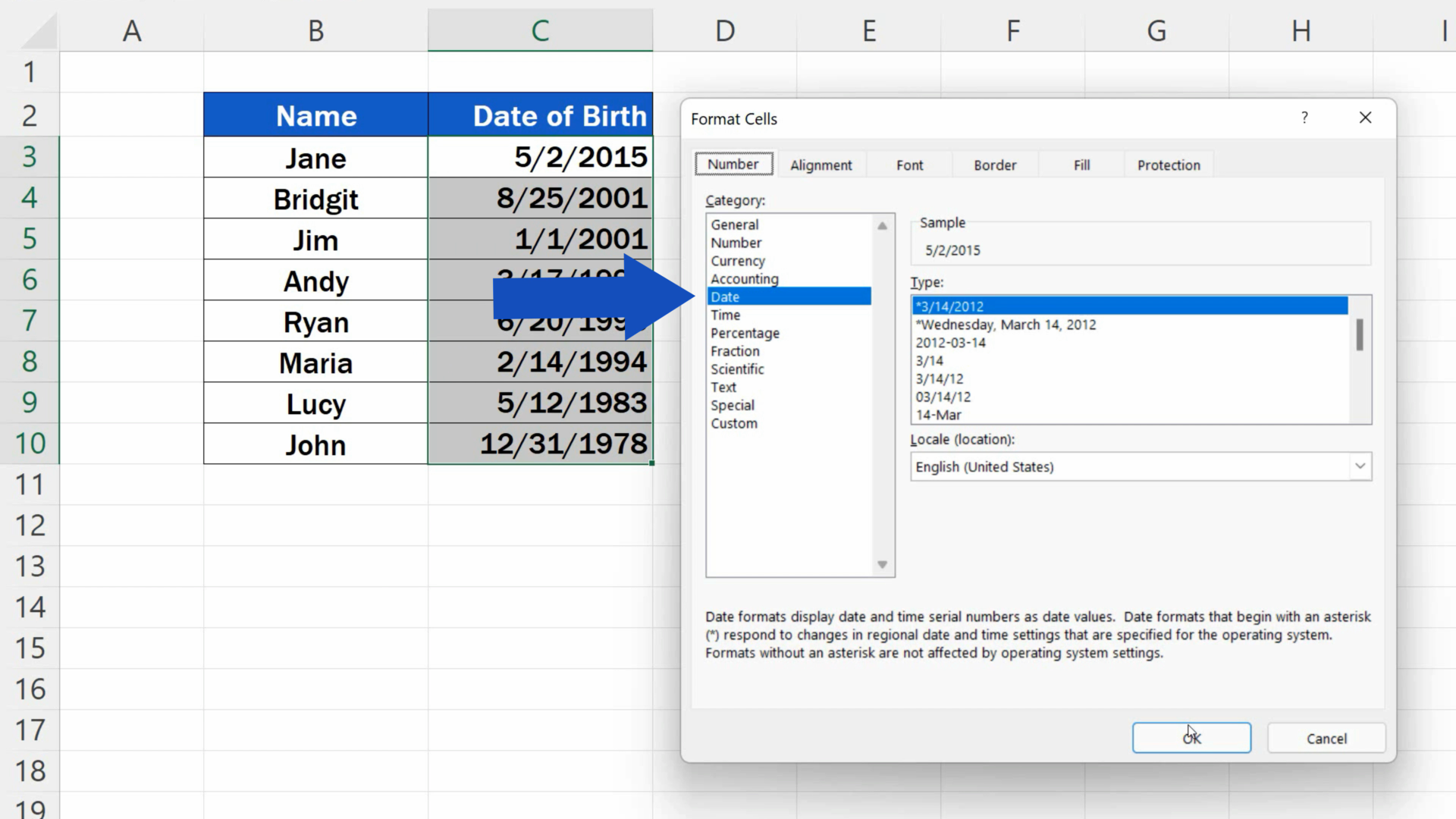 How to Sort by Date in Excel