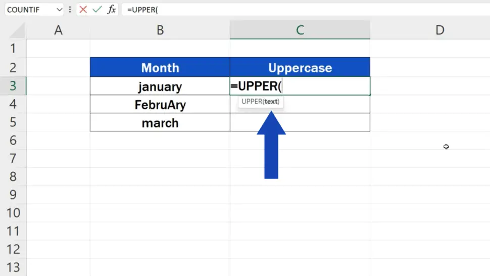 How To Change Lowercase To Uppercase In Excel