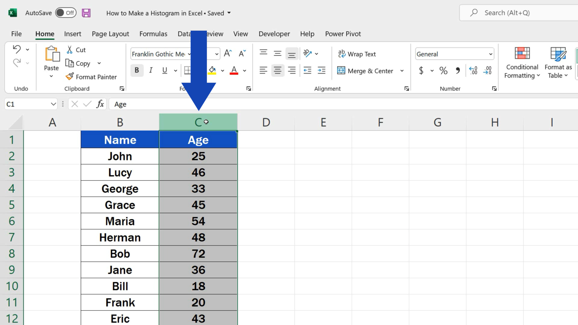 How to Make a Histogram in Excel