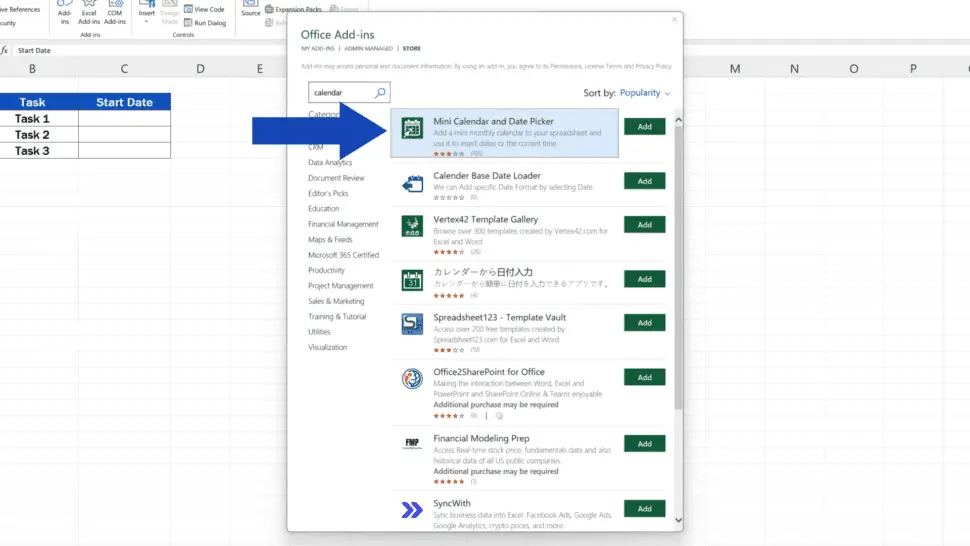 how-to-insert-a-calendar-in-excel