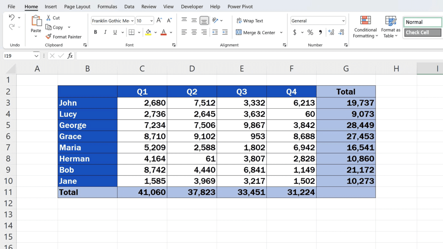 How to Resize Multiple Columns in Excel