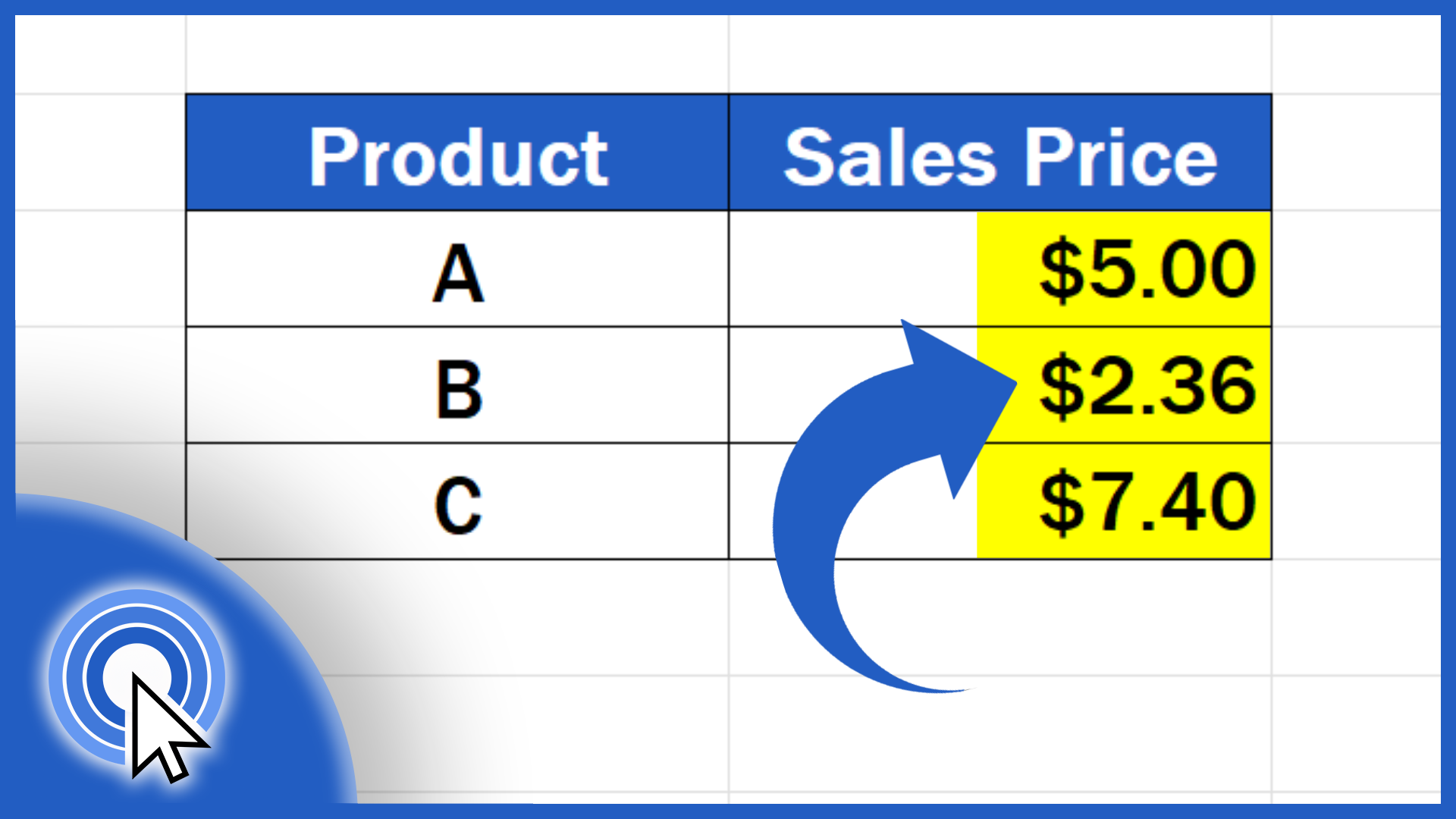 How to Add Dollar Sign in Excel