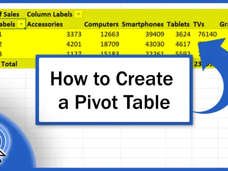 How to Create a Pivot Table in Excel