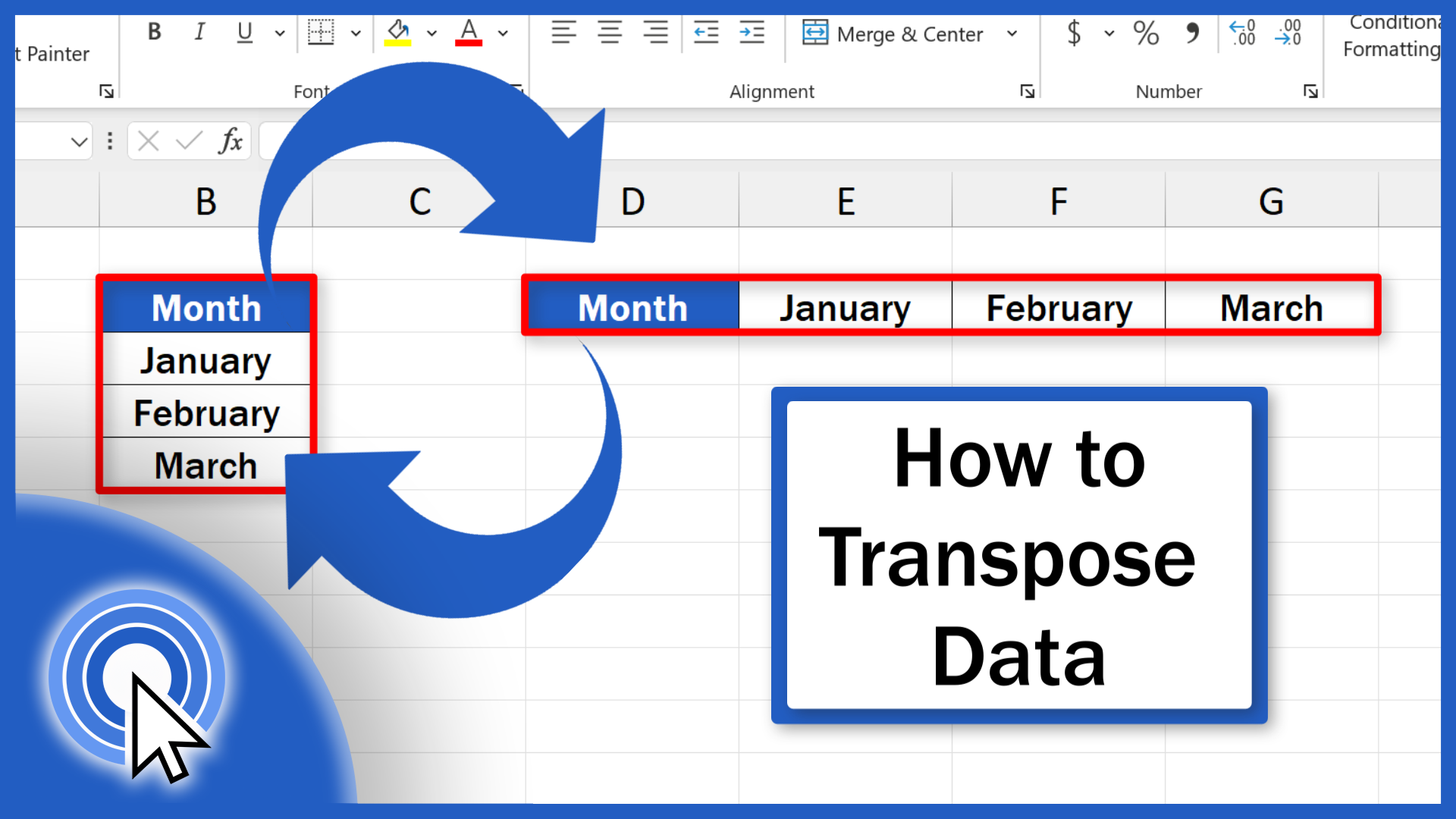 How to Transpose Data in Excel